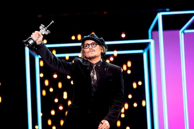 US actor Johnny Depp receives the Donostia Award for his career on the occasion of the 69th San Sebastian International Film Festival (SSIFF), in San Sebastian, Spain, 22 September 2021. 69th San Sebastian International Film Festival !ACHTUNG: NUR REDAKTIONELLE NUTZUNG!  Copyright: xJavierxEtxezarretax GRAF6927 20210922-bccd5c7bdc777b4d5e0899b3c17accef49712b98