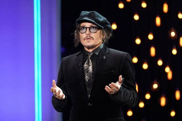 Johnny Depp Winner Donosti Award at the 69th edition of the San Sebastian film festival, September 22, 2021 Cordon Press