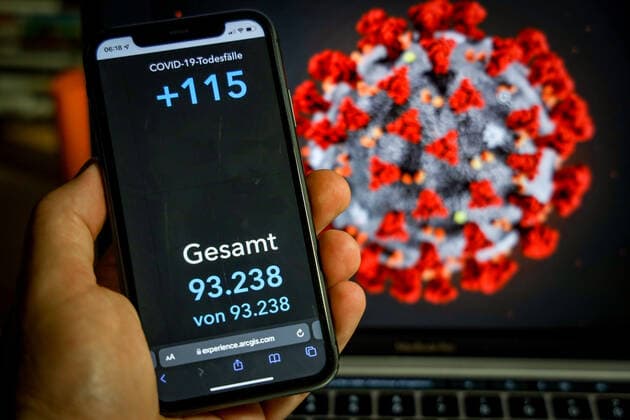 Coronavirus in Germany Covid 19 Dashboard of the Robert Koch Institute 23 09 2021 Robert Koch Institute 7 days Incidence 63.1 7 days Number of cases 52 511 COVID 19 cases 4 171 666 Addition of 10 696 compared to the previous day COVID 19 deaths 93 238 Addition of 115 compared to the previous day