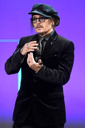 Johnny Depp receiving the Donostia Award for lifetime achievement at the 69 San Sebastian International Film Festival Festival Internacional de Cine de San Sebastian at the Kursaal San Sebastian, 22 09 2021 Foto:xC.xNiehausx xFuturexImage