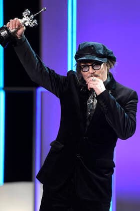 Johnny Depp receiving the Donostia Award for lifetime achievement at the 69 San Sebastian International Film Festival Festival Internacional de Cine de San Sebastian at the Kursaal San Sebastian, 22 09 2021 Foto:xC.xNiehausx xFuturexImage