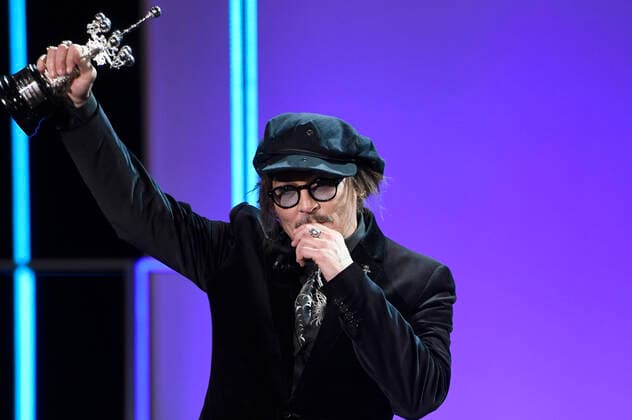 Johnny Depp receiving the Donostia Award for lifetime achievement at the 69 San Sebastian International Film Festival Festival Internacional de Cine de San Sebastian at the Kursaal San Sebastian, 22 09 2021 Foto:xC.xNiehausx xFuturexImage