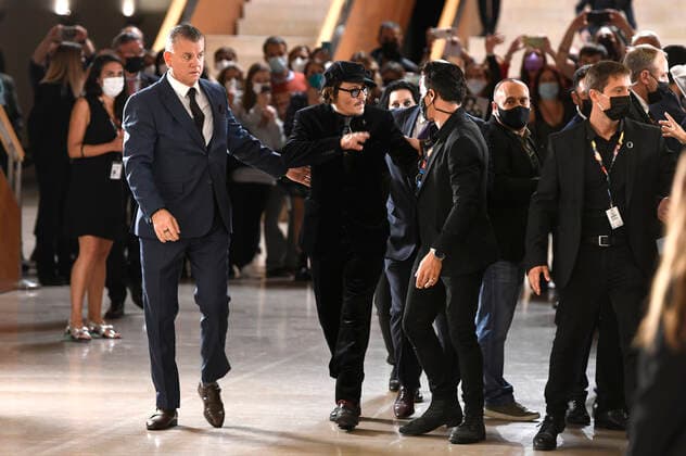 Johnny Depp receiving the Donostia Award for lifetime achievement at the 69 San Sebastian International Film Festival Festival Internacional de Cine de San Sebastian at the Kursaal San Sebastian, 22 09 2021 Foto:xC.xNiehausx xFuturexImage