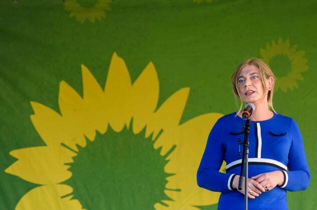 Tessa Ganserer at a campaign event of the Green Party at the Kornmarkt Nuremberg, 23 09 2021 Foto:xD.xAnoraganingrumx xFuturexImage