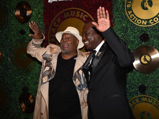 Entertainment Bilder des Tages September 23, 2021, West Hollywood, California, USA: George Clinton and Ben Crump attend the Black Music Action Coalition Hosts Music In Action Awards Ceremony hosted by The Black Music Action Coalition. West Hollywood USA - ZUMAb173 20210923_zap_b173_011 Copyright: xBillyxBennightx