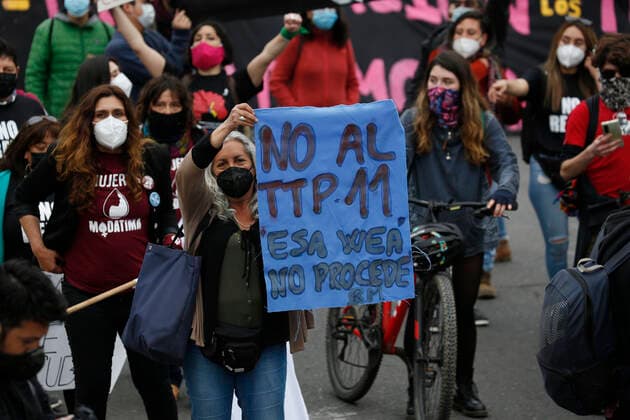 Valparaiso, 24 September 2021 March for climate change in Valparaiso Raul Zamora Aton Chile, Valparaiso Chile Aton 545823  Copyright: RAULxZAMORA ATONxCHILE