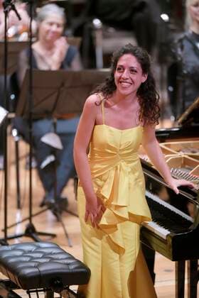 24 09 2021, Klassikfestival Bad Wörishofen, Festival of Nations 2021 at the Kurhaus Bad Wörishofen in the Allgäu, opening concert with Beatrice Rana, piano, Francois Leleux, conductor, Camerata Salzburg 24 09 2021, Klassikfestival Bad Wörishofen 24 09 2021, Klassikfestival Bad Wörishofen