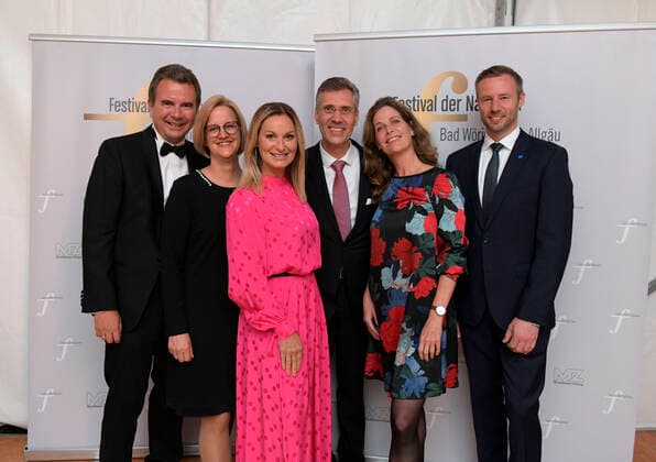 24 09 2021, Classical Music Festival Bad Wörishofen, Festival of Nations 2021 in the Kurhaus Bad Wörishofen in the Allgäu, opening concert with Beatrice Rana, piano, Francois Leleux, conductor, Camerata Salzburg Reception of the guests of honour in the VIP tent