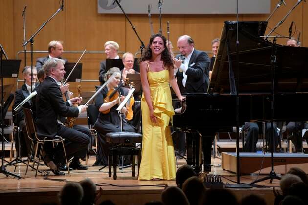 24 09 2021, Klassikfestival Bad Wörishofen, Festival of Nations 2021 at the Kurhaus Bad Wörishofen in the Allgäu, opening concert with Beatrice Rana, piano, Francois Leleux, conductor, Camerata Salzburg 24 09 2021, Klassikfestival Bad Wörishofen 24 09 2021, Klassikfestival Bad Wörishofen