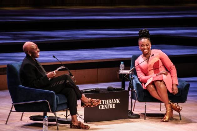September 24, 2021, London, England, United Kingdom: Royal Festival Hall, Southbank Centre, London, UK, 24th September..For the English PEN 100, centenary anniversary of one of the worldÃ¢â‚¬â ¢s oldest human rights organisations, bestselling author Chimamanda Ngozi Adichie reflects on writing and storytelling in conversation with award-winning journalist Yomi Adegoke. London United Kingdom - ZUMAm203 20210924_zip_m203_031 Copyright: xSabrinaxMerollax
