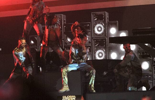 September 25, 2021, New York, USA:Jennifer Lopez performs during The Global Citizen Live at Central Park lawn in New York to the delight of fans. She had a special participations with LL Cool J and other artists. To get into the event, there is need of vaccine proof for everyone.  Copyright: xNiyixFotex