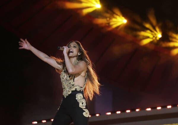 Jennifer Lopez performs at Global Citizen Live in New York City on Saturday, September 25, 2021. Global Citizen Live is a 24-hour global event starting on September 25 to unite the world to defend the planet and defeat poverty.  NYP20210925185 JOHNxANGELILLO