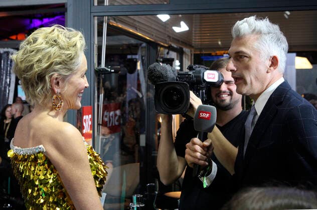 Sharon Stone at the Golden Eye Award ceremony at the 17 Zurich Film Festival 2021 at Kino Corso Zurich, 25 09 2021 Foto:xA.xBuggex xFuturexImage