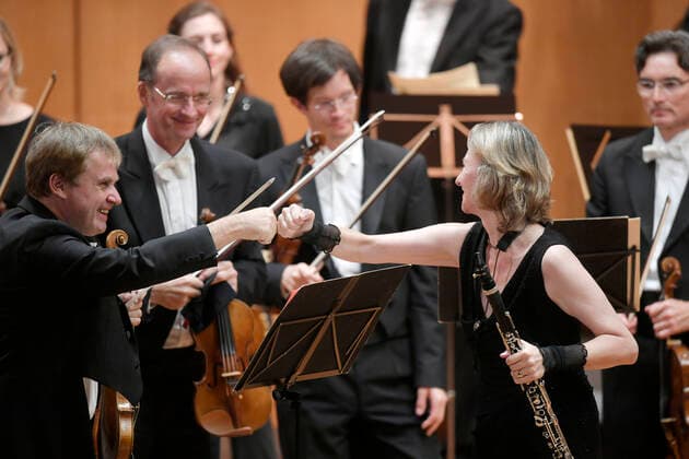 26 09 2021, Classical Music Festival Bad Wörishofen, Festival of Nations 2021 at the Kurhaus Bad Wörishofen in the Allgäu, clarinettist Sabine Meyer GER plays Mozart, with the Chamber Orchestra of the Bavarian Radio Symphony Orchestra 26 09 2021, Classical Music Festival Bad Wörishofen 26 09 2021, Classical Music Festival Bad Wörishofen