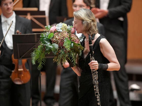 26 09 2021, Classical Music Festival Bad Wörishofen, Festival of Nations 2021 at the Kurhaus Bad Wörishofen in the Allgäu, clarinettist Sabine Meyer GER plays Mozart, with the Chamber Orchestra of the Bavarian Radio Symphony Orchestra 26 09 2021, Classical Music Festival Bad Wörishofen 26 09 2021, Classical Music Festival Bad Wörishofen