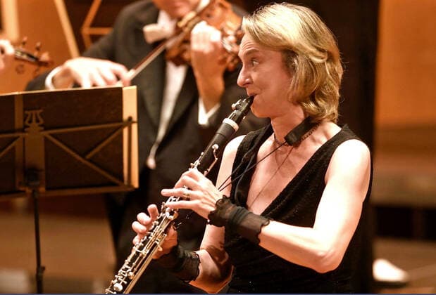 26 09 2021, Classical Music Festival Bad Wörishofen, Festival of Nations 2021 at the Kurhaus Bad Wörishofen in the Allgäu, clarinettist Sabine Meyer GER plays Mozart, with the Chamber Orchestra of the Bavarian Radio Symphony Orchestra 26 09 2021, Classical Music Festival Bad Wörishofen 26 09 2021, Classical Music Festival Bad Wörishofen