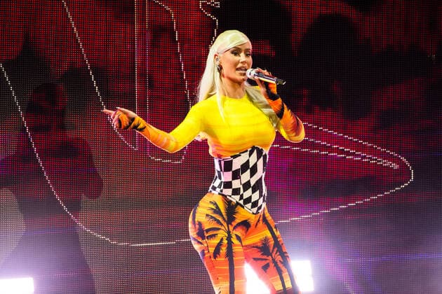 Iggy Azalea performs during the Pitbull: I Feel Good Tour at Shoreline Amphitheatre on September 26, 2021 in Mountain View, California. Copyright: ximageSPACE MediaPunchx