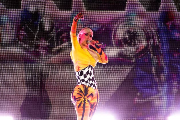 Iggy Azalea performs during the Pitbull: I Feel Good Tour at Shoreline Amphitheatre on September 26, 2021 in Mountain View, California. Copyright: ximageSPACE MediaPunchx