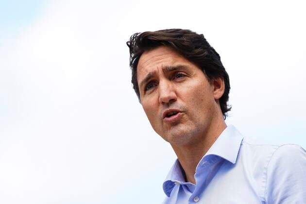 September 28, 2021, Ottawa, Ontario, Canada: Prime Minister Justin Trudeau speaks to media as he visits a vaccine clinic in Ottawa on Tuesday, Sept. 28, 2021. Ottawa Canada  - ZUMAc35_ 20210928_zaf_c35_018 Copyright: xSeanxKilpatrickx