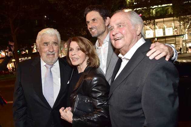 RNST LUBITSCH AWARD 2021 Mario Adorf, Senta Berger, Simon Verhoeven and Dr Michael Verhoeven Presentation of the ERNST LUBITSCH AWARD 2021 in the ASTOR FilmLounge to Simon Verhoeven on 28 09 2021 Photopress Mueller
