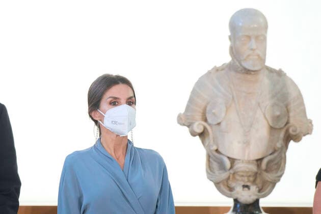 28-09-2021 Prado Queen Letizia during the 2018 and 2019 national culture awards at the Prado museum in Madrid. No Spain Â  Copyright: xPPEx