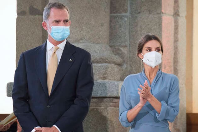 28-09-2021 Prado Queen Letizia and King Felipe during the 2018 and 2019 national culture awards at the Prado museum in Madrid. No Spain Â  Copyright: xPPEx
