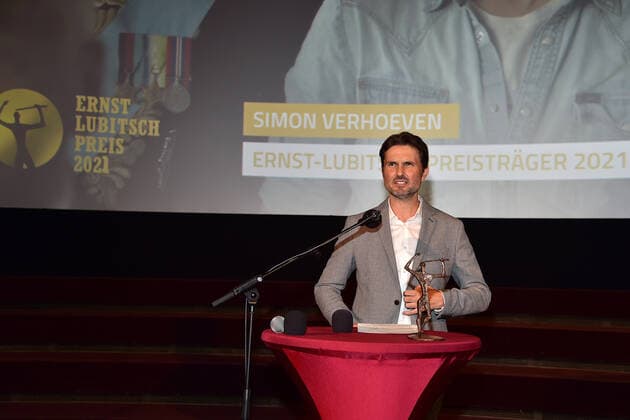 RNST LUBITSCH PRIZE 2021 Simon Verhoeven, Laureate Presentation of the ERNST LUBITSCH PRIZE 2021 in the ASTOR FilmLounge to Simon Verhoeven on 28 09 2021 Photopress Mueller