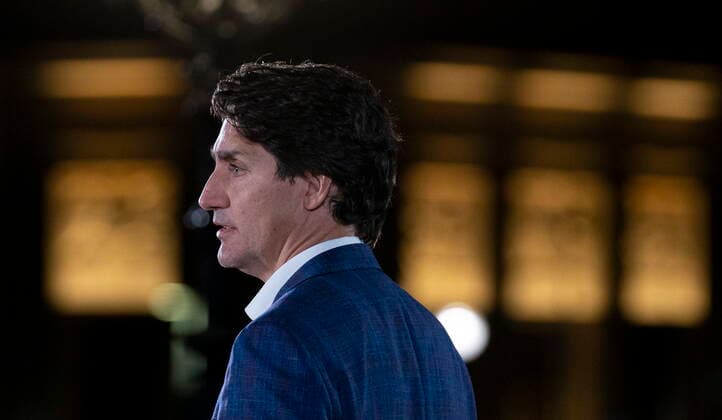 September 29, 2021, Ottawa, on, Canada: Canadian Prime Minister Justin Trudeau delivers his remarks during a ceremony on Parliament Hill on the eve of the first National Day of Truth and Reconciliation, Wednesday, September 29, 2021 in Ottawa. Ottawa Canada  - ZUMAc35_ 20210929_zaf_c35_152 Copyright: xAdrianxWyldx