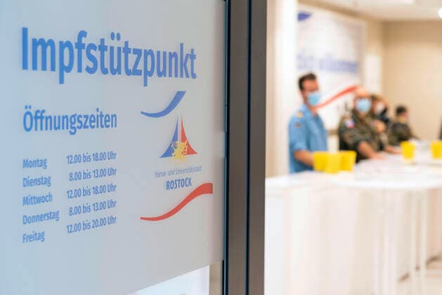 Today the 150 000 doses against COVID 19 since 28 December 2020 have been vaccinated by the vaccination centre and mobile vaccination teams in the Hanseatic city of Rostock in the vaccination base Rostock The time of the vaccination centres is coming to an en Copyright: FrankxHormannx xnordlicht