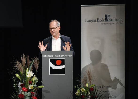 Rottenburg 30 09 2021 Eugen Bolz Award 2021 Laudator Prof Dr Kai Gniffke SWR ulmer