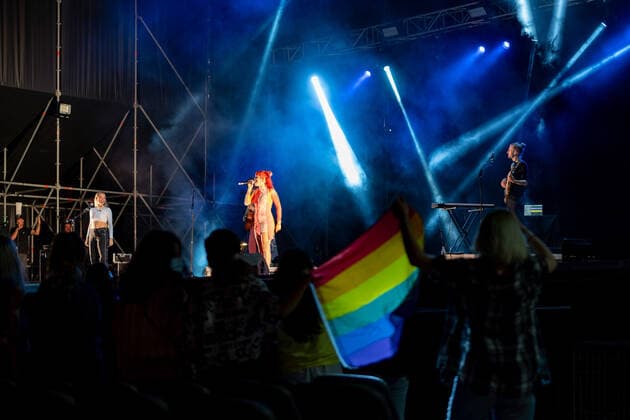September 30, 2021, Valencia, Spain: Alba Martinez Reche, better known as Alba Reche performs on stage during a concert at La Marina in Valencia..Alba MartÃanez Reche is a Spanish singer-songwriter, composer and artist. She became known by participating in the TVE talent contest, Operacion Triunfo 2018, being part of its tenth edition and being in the second position. Valencia Spain - ZUMAs197 20210930_zaa_s197_249 Copyright: xXiscoxNavarrox
