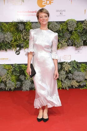 Heike Makatsch arriving at the German Film Award ceremony on 1 09 2021 in Berlin German Film Award 2021 in Berlin Arrival Red Carpet