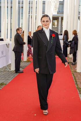 01 10 2021, Berlin, Germany, GER, German Film Awards Lola Palais am Funkturm Lea van Acken on arrival.