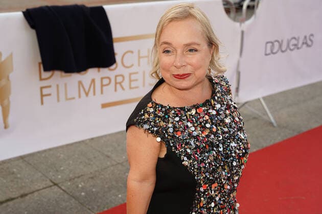 01 10 2021, Berlin, Germany, GER, German Film Awards Lola Palais am Funkturm Christine Urspruch arriving at the event.