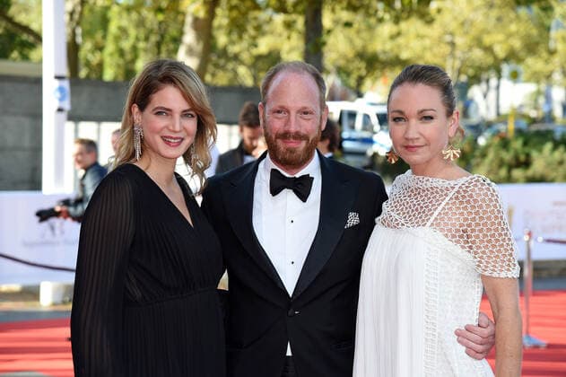 Rike Schmid, Johann von Buelow, Lisa Maria Potthoff German Film Award 2021 at the Palais am Funkturm Messe Berlin in Berlin on 01 10 2021