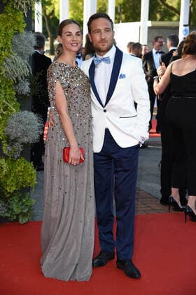 Annika Lau with husband Frederick Lau German Film Award 2021 at the Palais am Funkturm Messe Berlin in Berlin on 01 10 2021