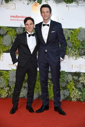 Sebastian Urzendowsky, Sabin Tambrea German Film Award 2021 at the Palais am Funkturm Messe Berlin in Berlin on 01 10 2021