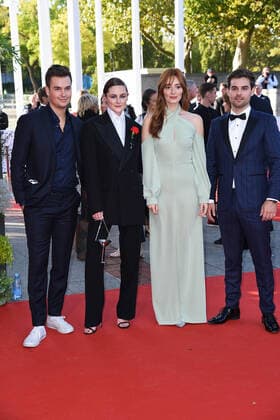 Louis Held, Lea van Acken, Maria Ehrich, Lucas Reiber German Film Award 2021 at the Palais am Funkturm Messe Berlin in Berlin on 01 10 2021
