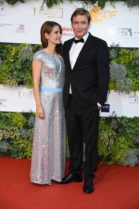 Oliver Masucci with girlfriend Tanit Koch German Film Award 2021 at the Palais am Funkturm Messe Berlin in Berlin on 01 10 2021