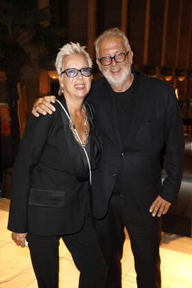 Doris Dörrie and Martin Moszkowicz at the German Film Award Lola Aftershow Party on 1 09 2021 in Berlin German Film Award 2021 in Berlin Lola Aftershow Party