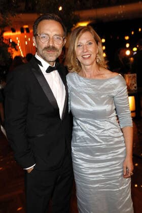 Aleksandar Jovanovic and Petra Zieser at the German Film Award Lola Aftershow Party on 1 09 2021 in Berlin German Film Award 2021 in Berlin Lola Aftershow Party