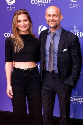 Maike Jüttendonk and Jürgen Vogel at the award ceremony of Der Deutsche Comedypreis 2021 on 1 10 2021 in Cologne Deutscher Comedypreis 2021 in Köln