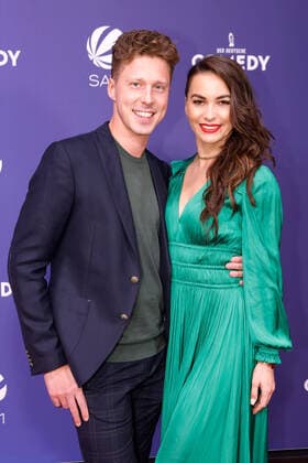 Valentin Lusin and Renata Lusin at the award ceremony of Der Deutsche Comedypreis 2021 on 1 10 2021 in Cologne Deutscher Comedypreis 2021 in Köln