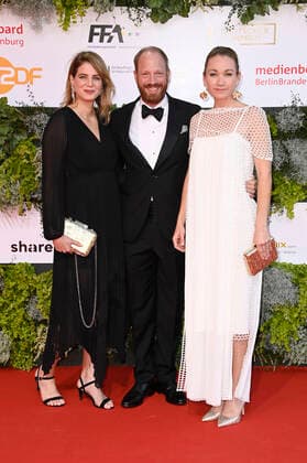 Rike Schmid, Johann von Bülow and Lisa Maria Potthoff at the 71 German Film Award 2021 ceremony at the Palais am Funkturm at Messe Berlin Berlin, 01 10 2021 Foto:xF.xKernx xFuturexImage