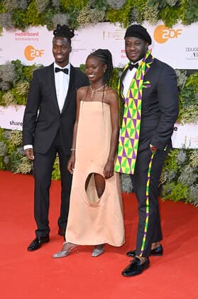 Eugene Boateng, Lorna Ishema and Prince Kuhlmann at the 71 German Film Awards 2021 ceremony at the Palais am Funkturm in Messe Berlin Berlin, 01 10 2021 Foto:xF.xKernx xFuturexImage