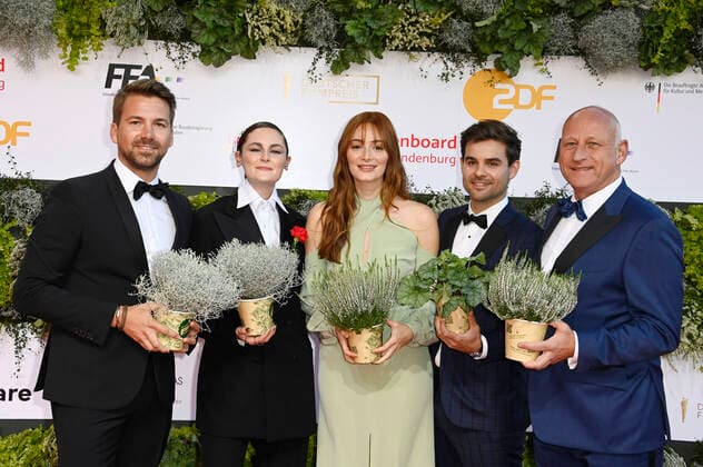 Michael Hermes, Lea van Acken, Maria Ehrich, Lucas Reiber and Dirk Bader at the 71 German Film Award 2021 ceremony at the Palais am Funkturm at Messe Berlin Berlin, 01 10 2021 Foto:xF.xKernx xFuturexImage
