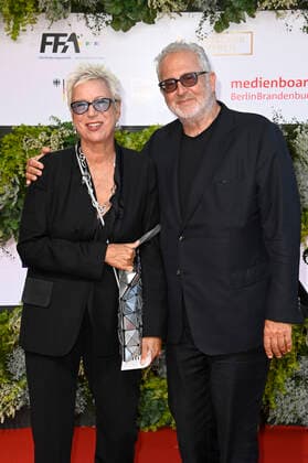 Doris Dörrie and Martin Moszkowicz at the 71 German Film Awards 2021 ceremony at the Palais am Funkturm in Messe Berlin Berlin, 01 10 2021 Foto:xF.xKernx xFuturexImage