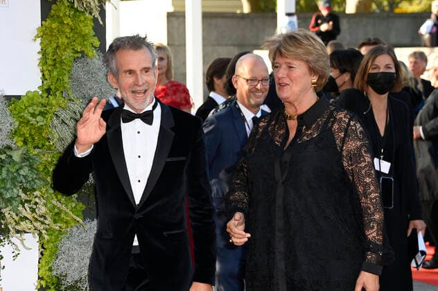 Ulrich Matthes and Monika Grütters at the 71 German Film Awards 2021 ceremony at the Palais am Funkturm at Messe Berlin Berlin, 01 10 2021 Foto:xF.xKernx xFuturexImage