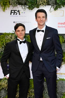 Sebastian Urzendowsky and Sabin Tambrea at the 71 German Film Award 2021 ceremony at the Palais am Funkturm in Messe Berlin Berlin, 01 10 2021 Foto:xF.xKernx xFuturexImage