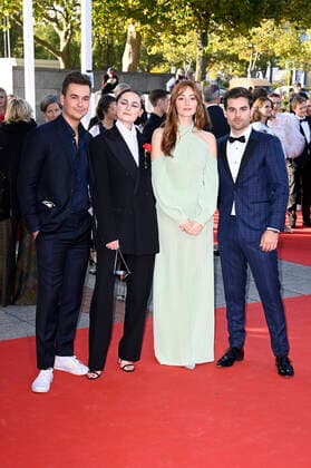 Louis Held, Lea van Acken, Maria Ehrich and Lucas Reiber at the 71 German Film Award 2021 ceremony at the Palais am Funkturm at Messe Berlin Berlin, 01 10 2021 Foto:xF.xKernx xFuturexImage